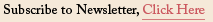 Subscribe to Newsletter