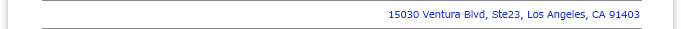 Google Map: 15030 Ventura Blvd, Ste23, Los Angeles, CA 91403