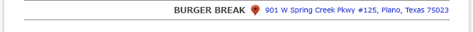BURGER BREAK