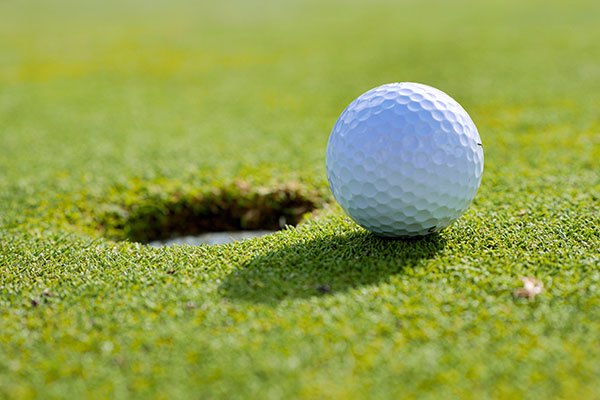 Gof Ball near the holl_ image