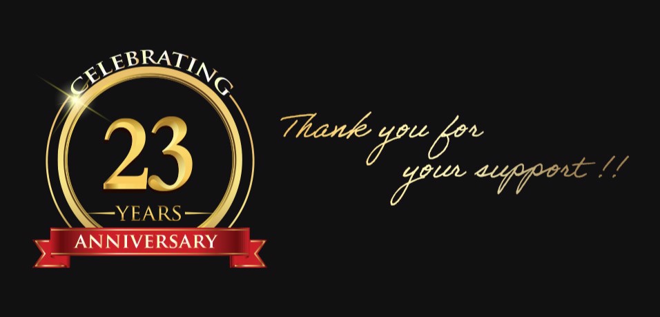 23 years anniversary