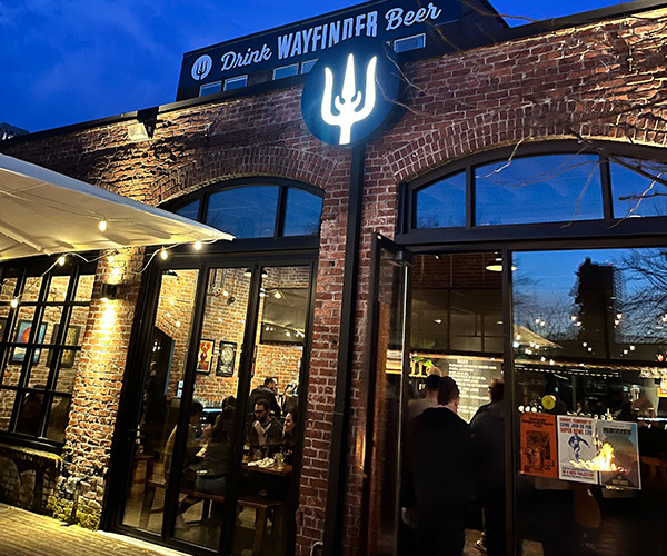 Wayfinder building façade