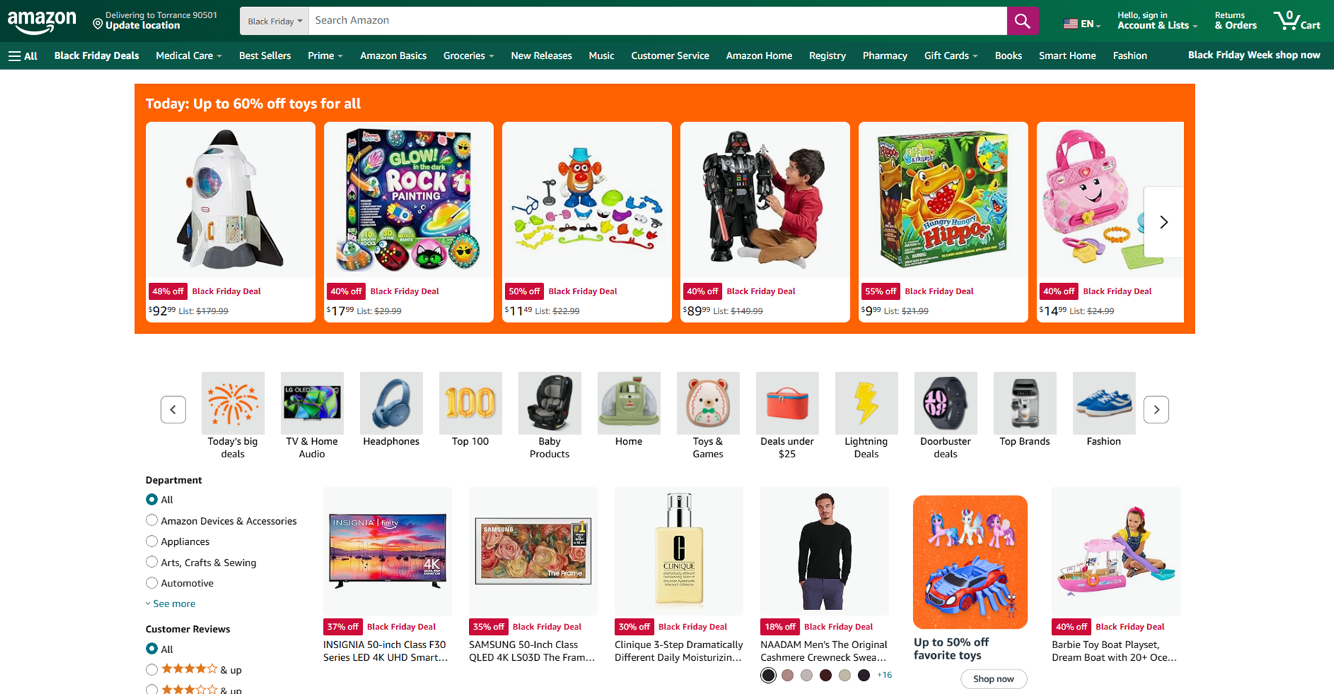 米国Amazon BLACK FRIDAY