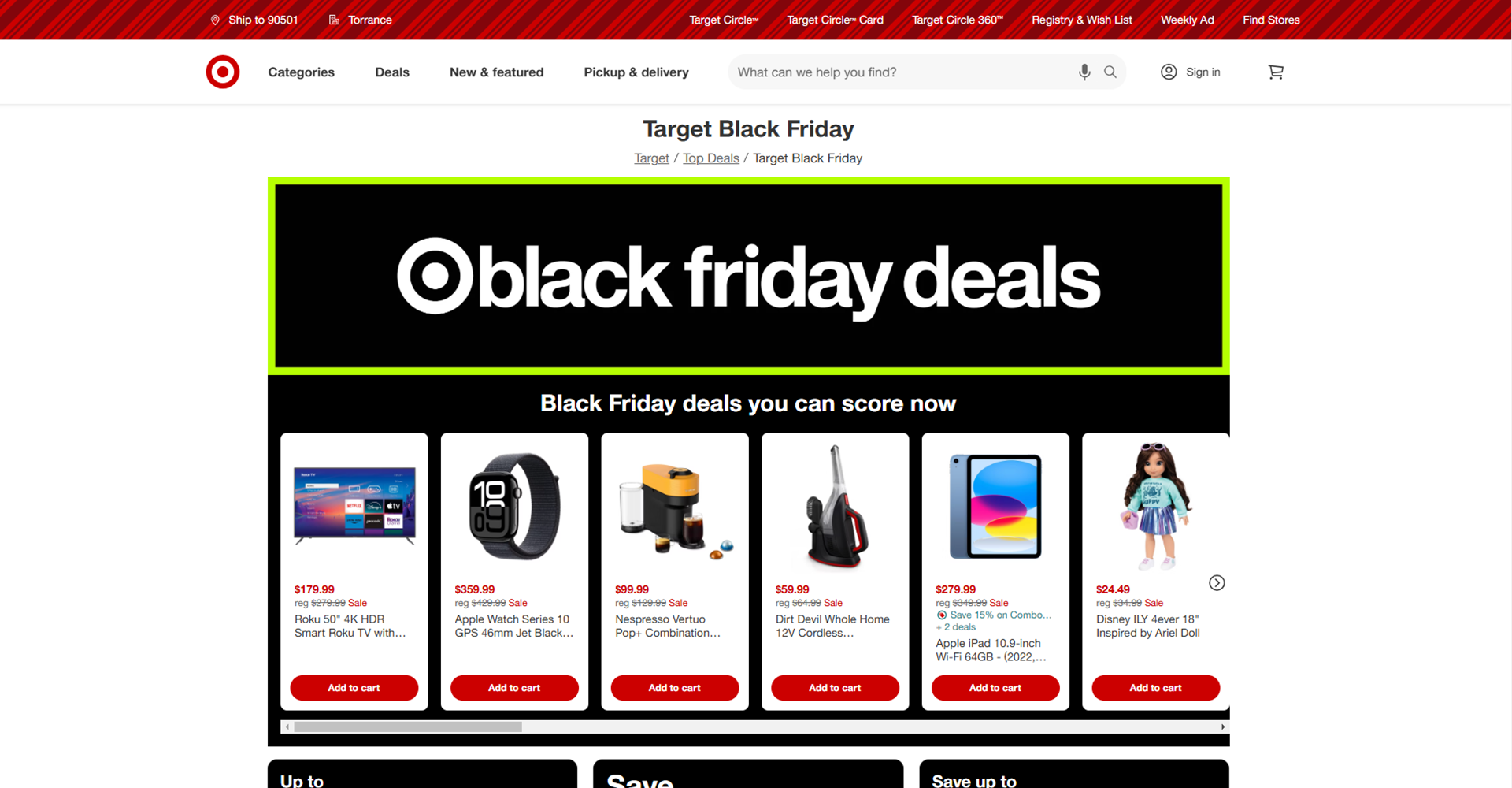 Target BLACK FRIDAY