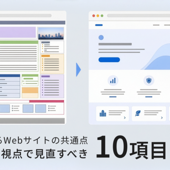 古く見えるWebサイトの共通点：デザイン視点で見直すべき10項目